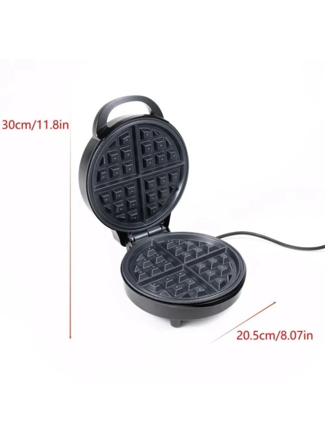 Kolax Electric Waffle Maker - Non-Stick Belgian Waffle Iron with Rapid Heating - Compact Breakfast Machine with Cool-Touch Handle & Indicator Lights - Image 3